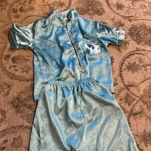 Cat & Jack pj set and Kids Matching Set - Shiny Blue